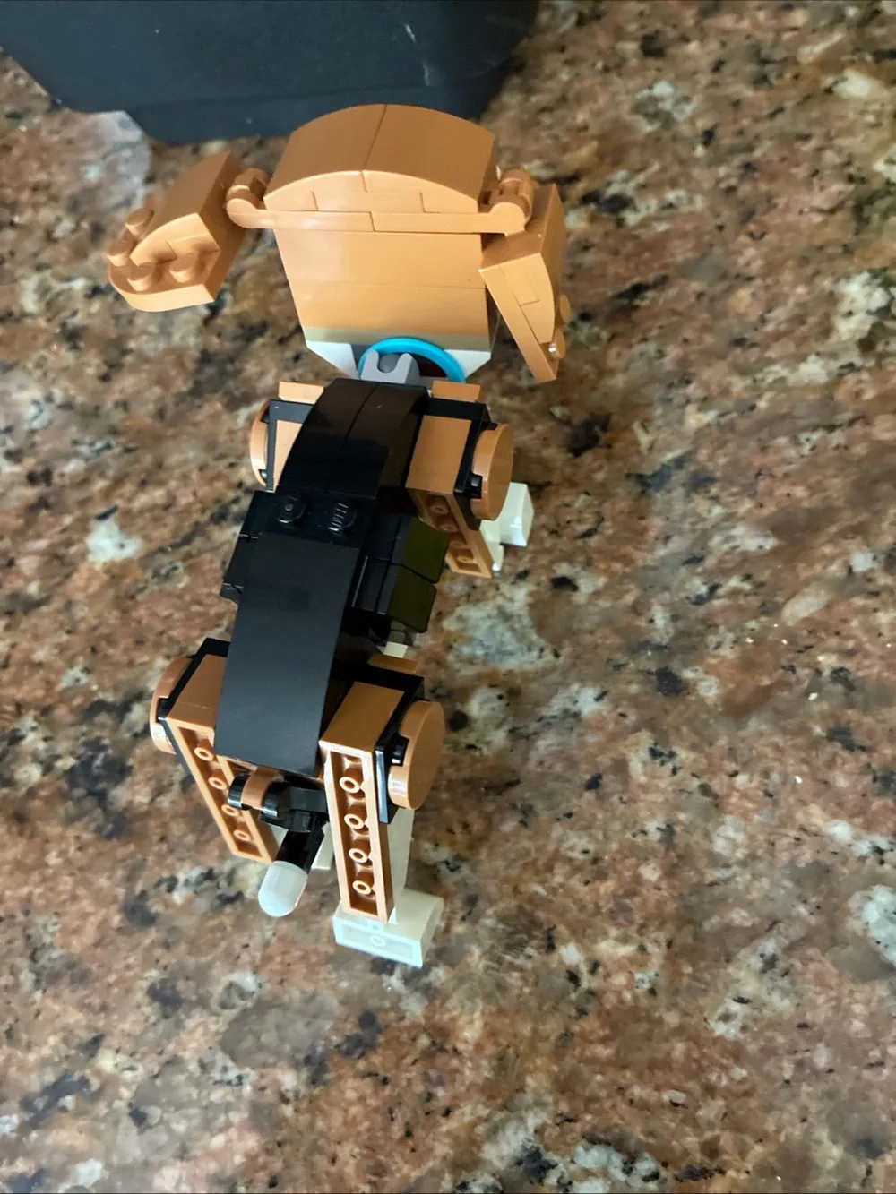 Brown & White Small Pet Dog Lego beagle set 31137 as shown no box or instruction